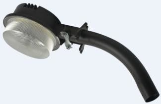 Uitgebreide aluminium-LED-buitenverlichting met microwave-sensor en fotocel